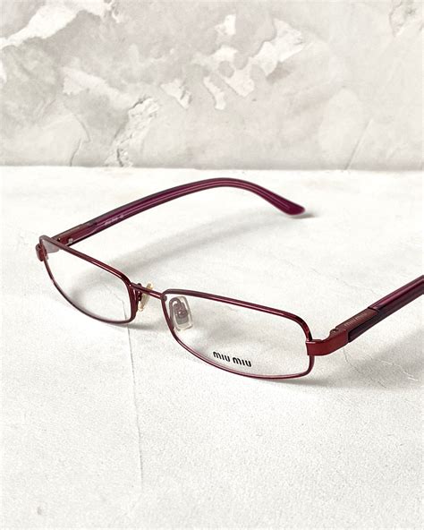 miu miu vintage glasses|miu miu glasses frames.